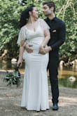 This dress was perfect for our elopement and small ceremony. I received so many compliments from my friends and family as well as the photographer! If you are thinking about getting a unique wedding dress for an affordable price, get this one girl! You will look stunning! - Alessa S.