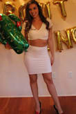 I ordered this outfit for my bachelorette party and it was absolutely perfect. It fit perfectly to my body, was easy to Dance in and I received so many compliments. Highly recommend everyone to get this outfit! - Shela H.