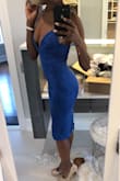 The dress is absolutely perfect. It's soft and feels super sexy to wear. In the photo I was literally just trying it on out of the package but I can tell it's love! - Nastasha W.