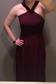 Fits good since I have a smaller chest but usually the mediums from this site give me a little more room. Overall, though, I wouldn't change the size I ordered! Large would probably be too big in the chest. - Mackenzie H.