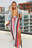 Fit perfectly! Most maxi dresses hit me at a weird length because I'm fairly tall but I was pleasantly surprised by how well this fit! I love it! - Cameron C.