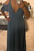 The color is great but the dress fit too big in the chest area. I exchanged it for a medium and it was still to loose. Wasn't a big fan. - Gabriela M.