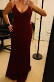 Beautiful dress, nice material. The only problem was it was too long. I had to have it shortened before wearing it. - Denelle G.