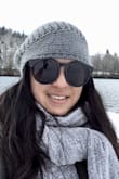 I wore this hat on all of my winter vacation and not only was it warm but very cute in every situation. - Claire A.