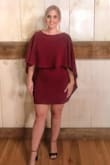 I LOVE this dress! I received so many compliments from both women and men. I had so much confidence wearing this. The fabric is thick and holds you in. It really makes anyone look great. The back is opened and very flattering. I can't wait to wear it again! - Maddy S.
