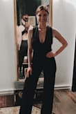 Snatched this up for my last weekend bash before getting married. Perfect jumpsuit for any occasion. And fits snug at waist and comfortable in every other place. - Jaimie R.