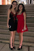 I bought this dress for my daughters Valentine's Day Formal. I was highly impressed by the quality and thickness of this dress. The color is absolutley gourgous! My daughter feel in love the fitted bodice and bottom flare. Fit her perfectly! 
Highly recommend!!! - Tabetha G.