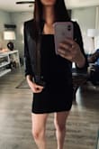 Dress fits like a dream! Wouldn't change anything about it, I typically have a harder time with dresses because I'm so tall, but this dress isn't too short and not too long. - Maddie B.