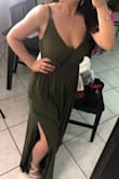 You can never go wrong with a Lulu maxi and this is no different. It's light, airy, and subtly sexy and fit like a glove. Didn't even have to hem it! - Nichol M.