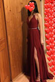 It fits slightly tighter at the waist and slightly loose in the chest area, but those are my proportions. Looks exactly like the picture and the adjustable back was really helpful. Otherwise, the dress is what I was looking for a prom dress and the price is amazing for the quality! - May M.