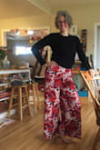 First and foremost these pants are so comfy. They have a feminine and sexy flow, pattern and color pallet. Love that I can dress them down with sandals and up with a pair of heels. They are definitely going with me to Italy this summer! :) - Corrine B.