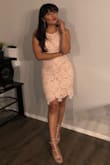 Wore it for Valentines Day. My husband loved it! Such a classy yet sexy dress! - Bernice M.
