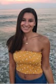 I love this shirt so much! The material is great quality. I love how the material will stretch and go back to the original shape after I wear it. It supports me, and I don't have to pull up my shirt constantly like other crop tops. - Victoria P.