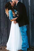 I'm so happy with this company and their selection.  This dress fit so perfectly for my wedding. I got so many compliments with it. Nice material, had a comfortable feel to it, and had a beautiful flow that was perfect for the day. - Lisa S.