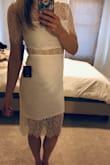 I was debating between a small and medium. I went with the small and it fits perfectly! Can't wait to wear this for my bridal shower. - Kayla E.