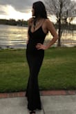 I wore this dress to a wedding this past weekend. Absolutely love it!! It makes my body look amazing and it was even long enough for me, someone who is almost 6ft tall (I even wore heels and it was long enough!). It was comfortable, easy to move in and I got so many compliments throughout the night. Love it - Anna S.