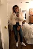 Love this jacket. It was everything I was looking for. Volume with a short fit. A total showstopper that can be dressed up and down. I've been wearing it with some faded jeans and t-shirts and white sneaks. Fab. Plus it is sooo soft and warm. - Jennie J.