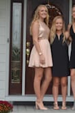 the gold bar is removable, I got this for my hoco dress but the bar fell out at the dance. - Kaylee H.