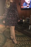 Perfect dress. Ladylike with that surprising form fitting, sheer decolletage and arms sexiness! - Robin S.