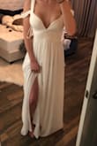 Wearing this for my small wedding ceremony! It's so beautiful and fits perfectly. - Kendra J.