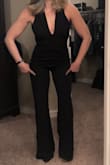 I ordered a medium and a large. The large was more comfy for my shape. The medium fit, but wasn't very forgiving.
Wish it had pockets! - Shelly C.