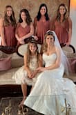 I love love love the rusty rose color! This dress is so beautiful! All sizes ran a little long, but had them hemmed and they were perfect for my wedding. - Jessica B.