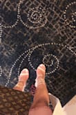 Seriously the most flattering shoes! I absolutely love them! I didn't think they were too uncomfortable considering I was walking in them for quite a bit. - Mary U.