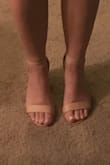 These are the baby heels I've been looking for! They are the perfect height for someone who is not coordinated enough for high heels (aka me). The chunky heel makes them accessible for dancing! I've been using these to practice ballroom dancing with my fiancee and haven't had any complaints about the comfort. - Kelsey L.