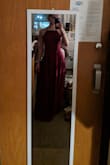 Fit absolutely perfect! I am always worried something won't look good on me so I ordered another with it and this one was the winner! Very flattering. Also, the strap length is adjustable so you can make it look how you want in the front/back. - Alyssa J.
