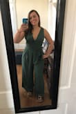 This romper was so flattering!! It makes my waist look nice and little! Also I love that it's not too tight on the legs so that they have room to move and look flattering. I can't wait to wear this for St. Patrick's Day! - Eva M.