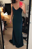 I loved the colour and how well made this dress was! The top didn't fit since I'm very small chested but nothing I can't get altered. Would definitely recommend this dress! - Carissa Q.
