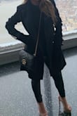 I really love it, looks even better in real life, the only thing is that I have dogs and the hair gets on my coat. - Laura I.