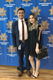 I wore this to a pinning ceremony and it was so comfy but also looked put together! I'm really short and even with heels it was a bit longer than I prefer but it still worked out. The slit in the sleeves is really cute too! Would definitely recommend. - Patricia C.