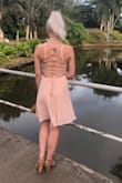 LOVE this dress. It fit me like a glove, I didn't need to wear a bra and you would of never known. Perfect for a night out in Kauai. - Allie K.
