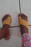 Comfortable shoes. I normally wear and 8 but bought a size larger 8.5 based on the reviews. A little large but overall, fits very well. - Benita R.