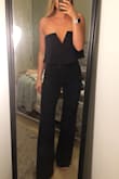 It's so cute and does have a little room to move in which is nice because I didn't want to order a medium. It is a little longer so I would wear heels for sure. Love it though, haven't worn it to the event I bought it for yet but here's a pic of it tried on! - Andrea K.
