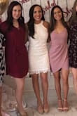I wore this dress for my bridal shower and it was perfect! The fabric was very thick and it fit perfectly! - Marissa G.