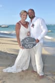 This dress was absolutely gorgeous for our 25th anniversary and renewing our vows on the beach in Jamaica this past week. It fit perfect and I got so many compliments! Thank you!! - Maureen C.