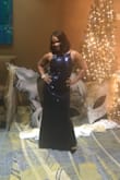 I wore this to a holiday gala. It was a hit! I love the quality of this dress. The lengthy was just right once I put on a pair of heels. - Jennifer