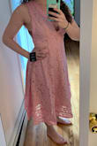 Bought it for a tea party bridal shower. Super cute! Only thing is the website states "may be worn with any standard bra" and you definitely cannot wear a regular bra with it. Other than that, I love it! - Amanda P.