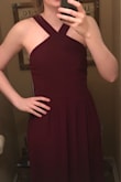 I really love this dress! The wedding hasn't happened yet so I only have a picture trying it on and walking around the house lol. I didn't want to take it off! It's so cute. - Allie C.