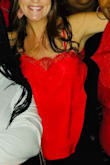 The color is a beautiful true red and the fit is great. - Carolyn H.
