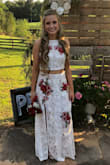 I wore it for prom and it was perfect. Top was a bit small because my bust isn't as big, but I got it fixed. - Taylor P.
