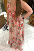 I ordered five of these for my bridesmaids and was pretty nervous because I had read a lot of reviews about the dress running small, or just seeing a lot of photos of girls wearing the dress who look like Victoria's Secret models. When the dresses showed up we all tried them on and they fit great!! I was stunned! One of my bridesmaids is a postpartum breastfeeding mama, one is tall and slender, one is curvy... my point is that all my bridesmaids have very different body types and this dress fits nicely and flatters each of them! It is so light and flowy and a good quality fabric too. - Jessica B.