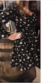 I wore this dress to a winter bridal shower and it was perfect! Looked cute with tights but would work even better in the summer. I am petite so it was a little longer on me than in the photo online, which was expected. As others said, the dress has no stretch at all so keep this in mine when ordering. I felt that the underarm area was tight when raising my arms, but besides that was overall very comfortable. - Liana M.