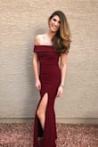 I got this dress for a med school formal and it was amazing!!! I was a little nervous at first since it was the first time I'd ordered a gown online and my first time ordering from Lulus. But I was NOT disappointed! I got the dress and it fit absolutely perfectly and I was comfortable the whole night! The straps and dress stayed in place which was amazing! Definitely would get this dress over and over again! Even with my height I was able to wear heels also without the dress being too short! - Andriana S.