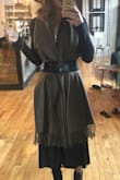 Great item for layering! I also do button it up and wear as a dress with belt, and even though the material is lightweight it is not see through! Perfect spring item! - Calli W.