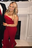 I was looking for something unique to wear to my law school prom and I saw this and fell in love. I went with red to stand out and it did not disappoint. I'm on the shorter side, so I wasn't sure if the legs would be too long but they were fine for me with heels. I lost count of how many compliments I received. Super flattering and very different. Highly recommend!! - Brianna W.
