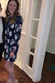 Great dress! I wore it to an engagement party at a country club in Winter. It fit like a glove. If I raised my arms, though, it would be way too short. - Maria M.