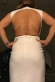 Material is excellent! I can definitely wear it without a bra. - Isela V.